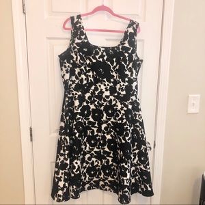Plus size Nordstrom Gabby Skye Fit&Flare dress.